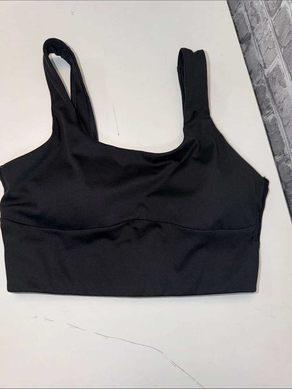 Gymshark Black sports bra with Wide Straps